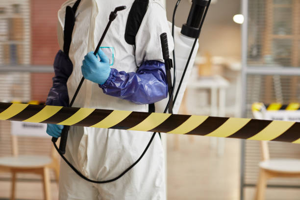 Professional Blood Cleanup technician working in Richland, MO